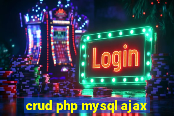 crud php mysql ajax